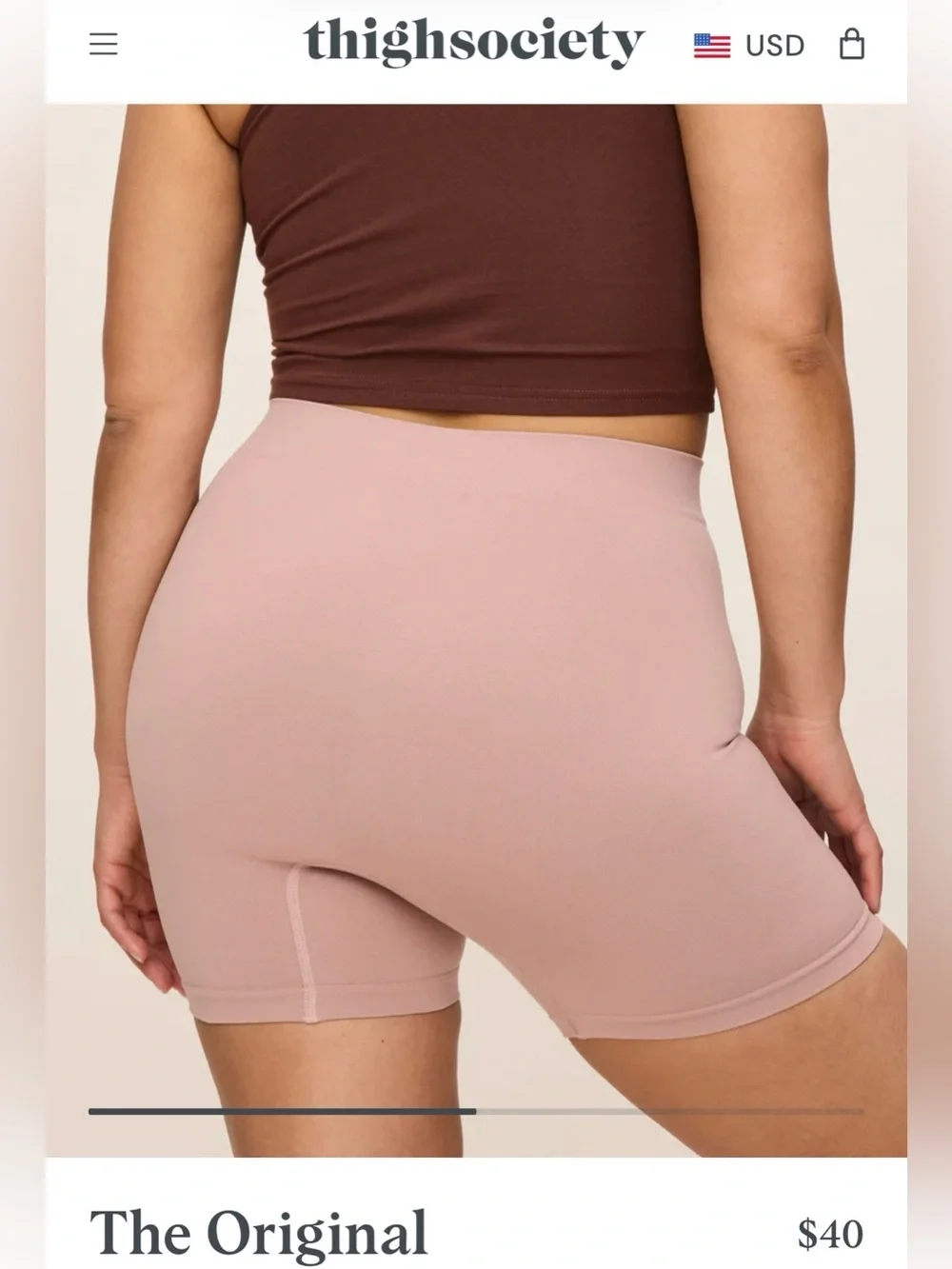 Thighsociety The Original Shorts - Picture 2 of 8